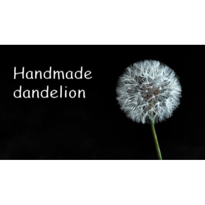 How to make realistic yellow dandelion. DIY clay flowers