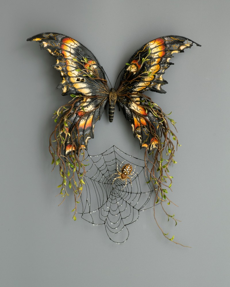 Butterfly sculpture