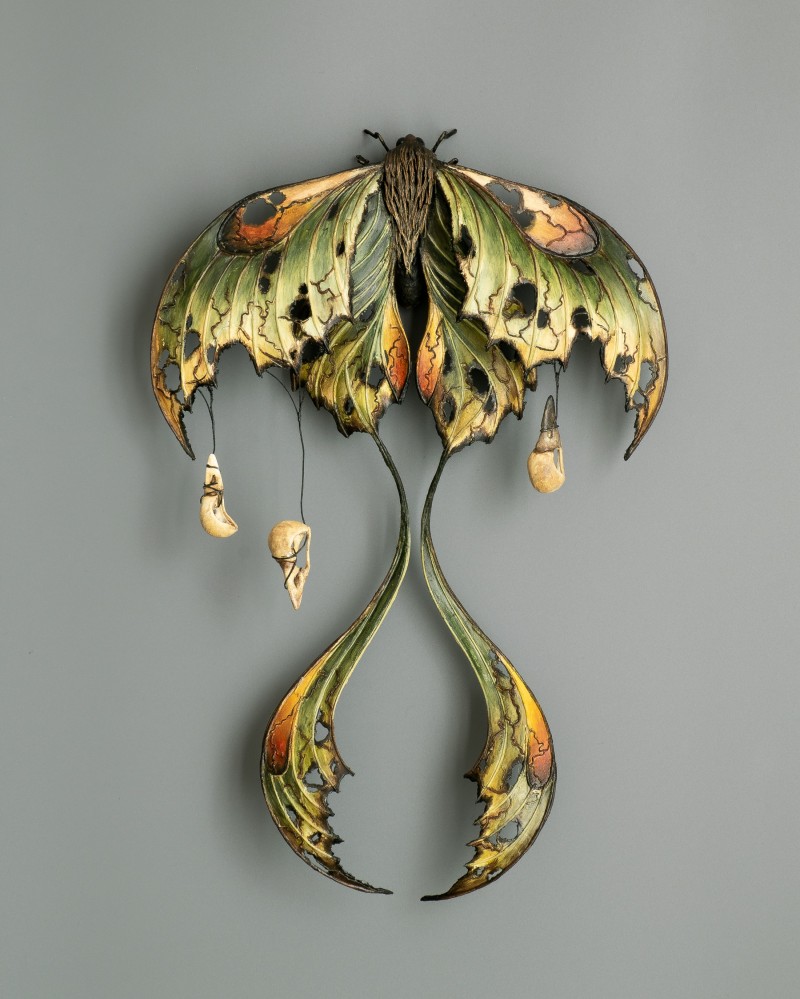 Moth sculpture