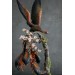 Collectible phoenix statue bird with sakura tree. Black fire bird