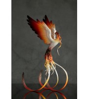 Handmade Phoenix statue bird. Fire bird