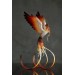 Handmade Phoenix statue bird. Fire bird