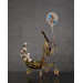 Sculpture of a mantis. Art handmade 