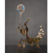 Sculpture of a mantis. Art handmade 