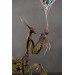 Sculpture of a mantis. Art handmade 