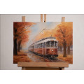 Oil Painting “AutumnTram