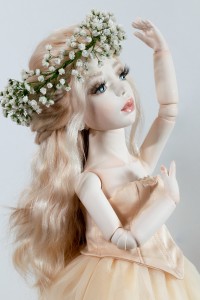 Author's handmade interior collectible doll Alisha
