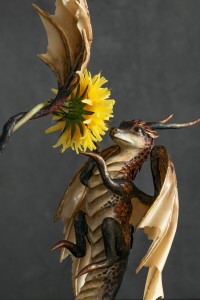Dragon sculpture "Touching summer"